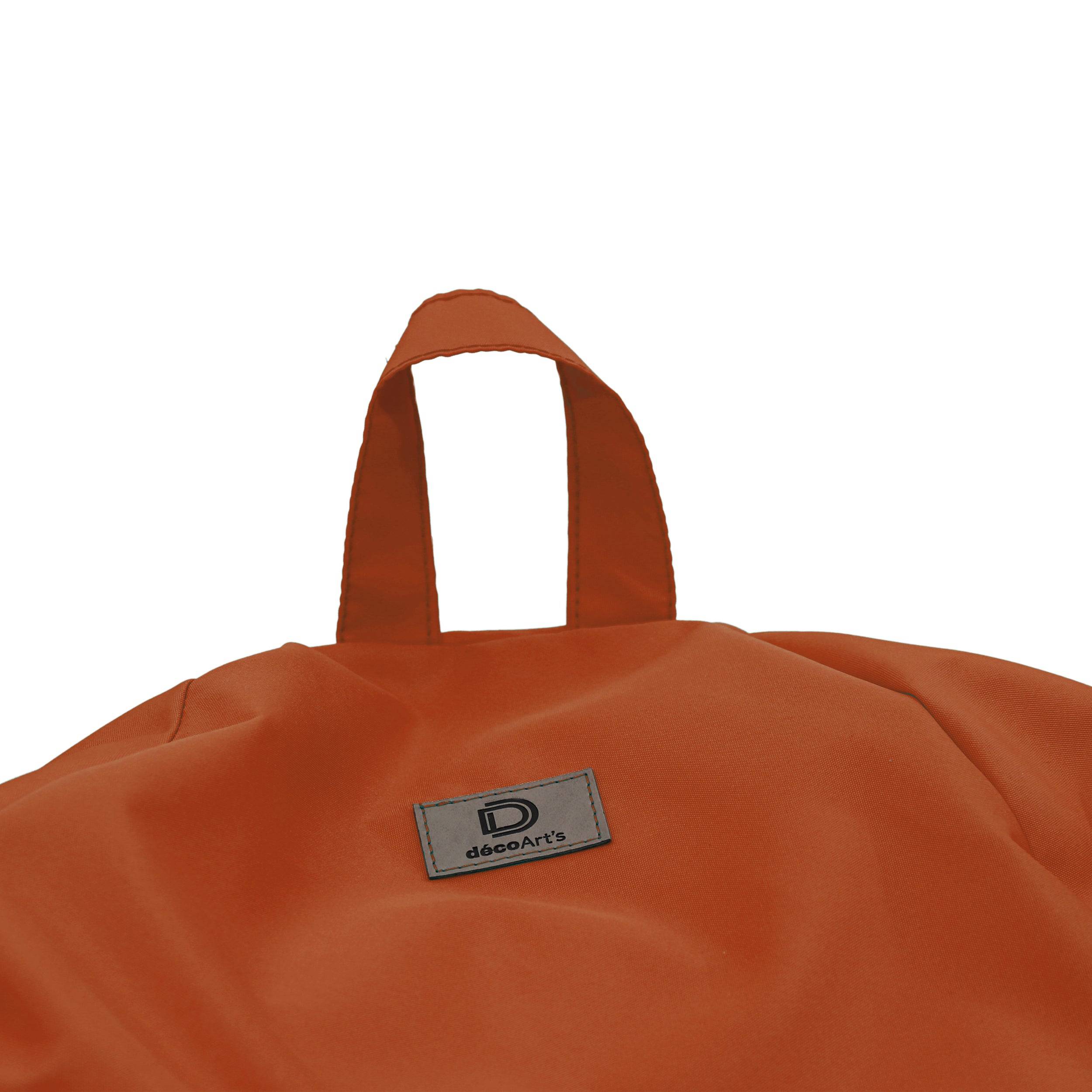 Pouf poire XL d'extérieur - 110x120 cm - Terracotta - Déco arts - Image 4