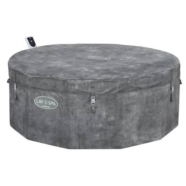 Bestway - Spa gonflable BESTWAY - Lay-Z-Spa Carrara - 140 airjets - 170 x 65 cm - 4 a 6 places - Rond (couverture, cartouche, 4 appuie-tet - Image 6