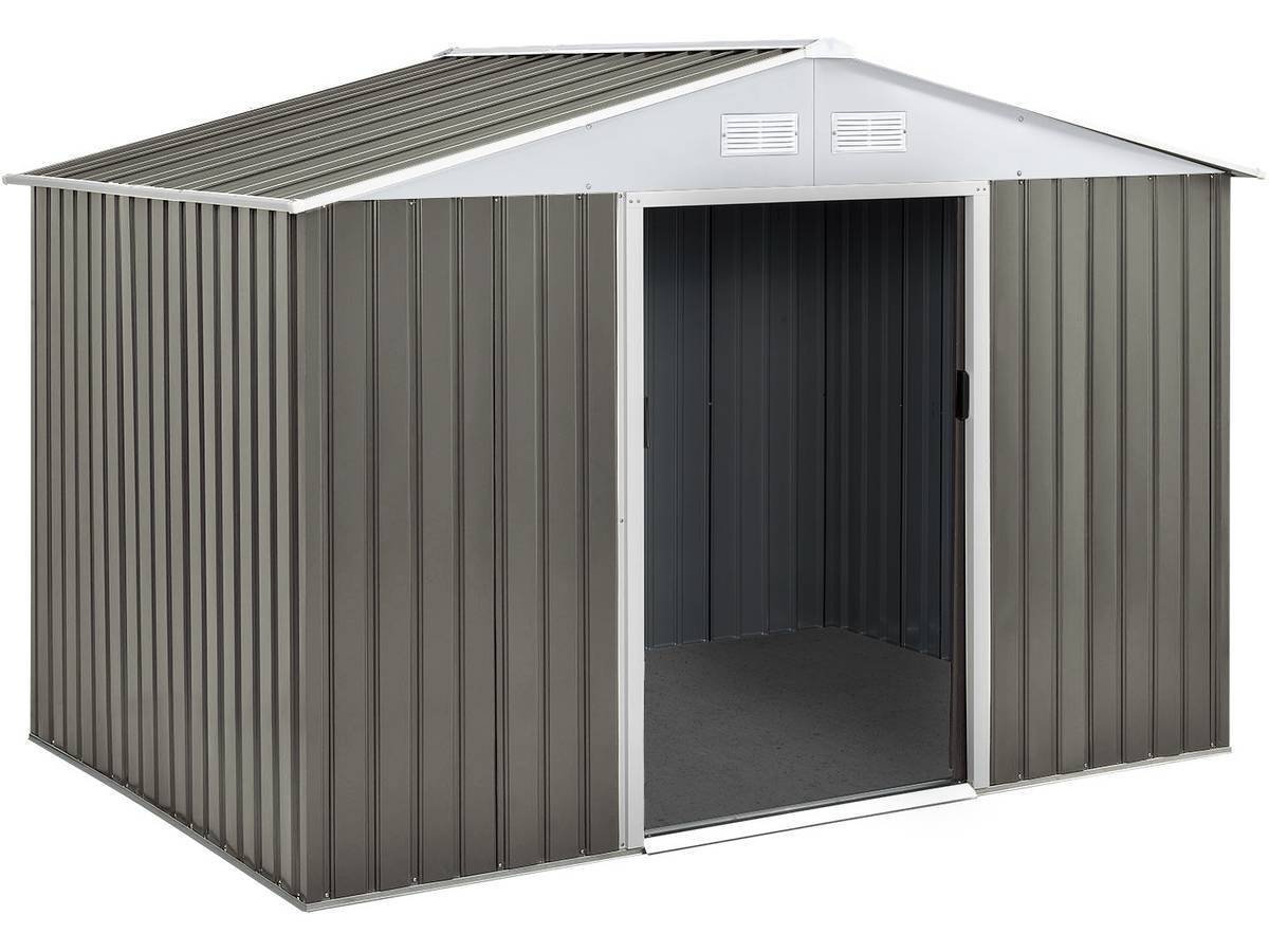 Habitat Et Jardin - Abri De Jardin Métal "dallas" - 5,4 M2 (4,83 M2 Au Sol) - Taupe -habitat Et Jardin - Image 1