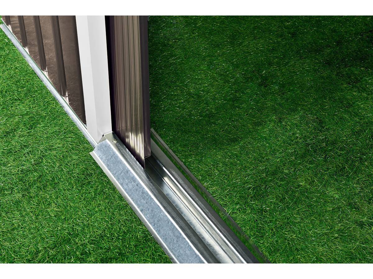Habitat Et Jardin - Abri De Jardin Métal "dallas" - 5,4 M2 (4,83 M2 Au Sol) - Taupe -habitat Et Jardin - Image 5