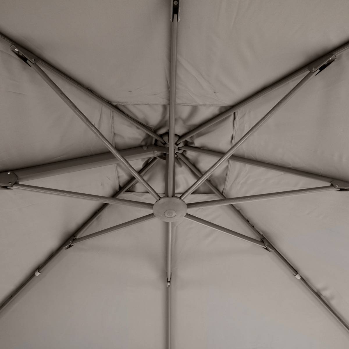 Hesperide - Toile de parasol "Elea" noisette 3x3m en polyester Hespéride - Image 2