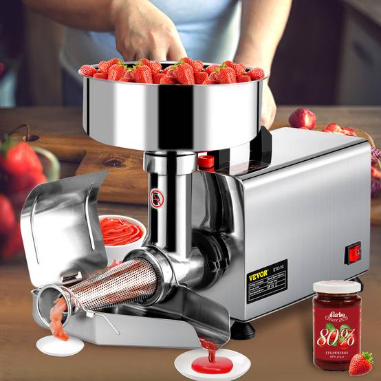 VEVOR Presse tomates électrique 370W, pour coulis, purée et confiture. - Image 8