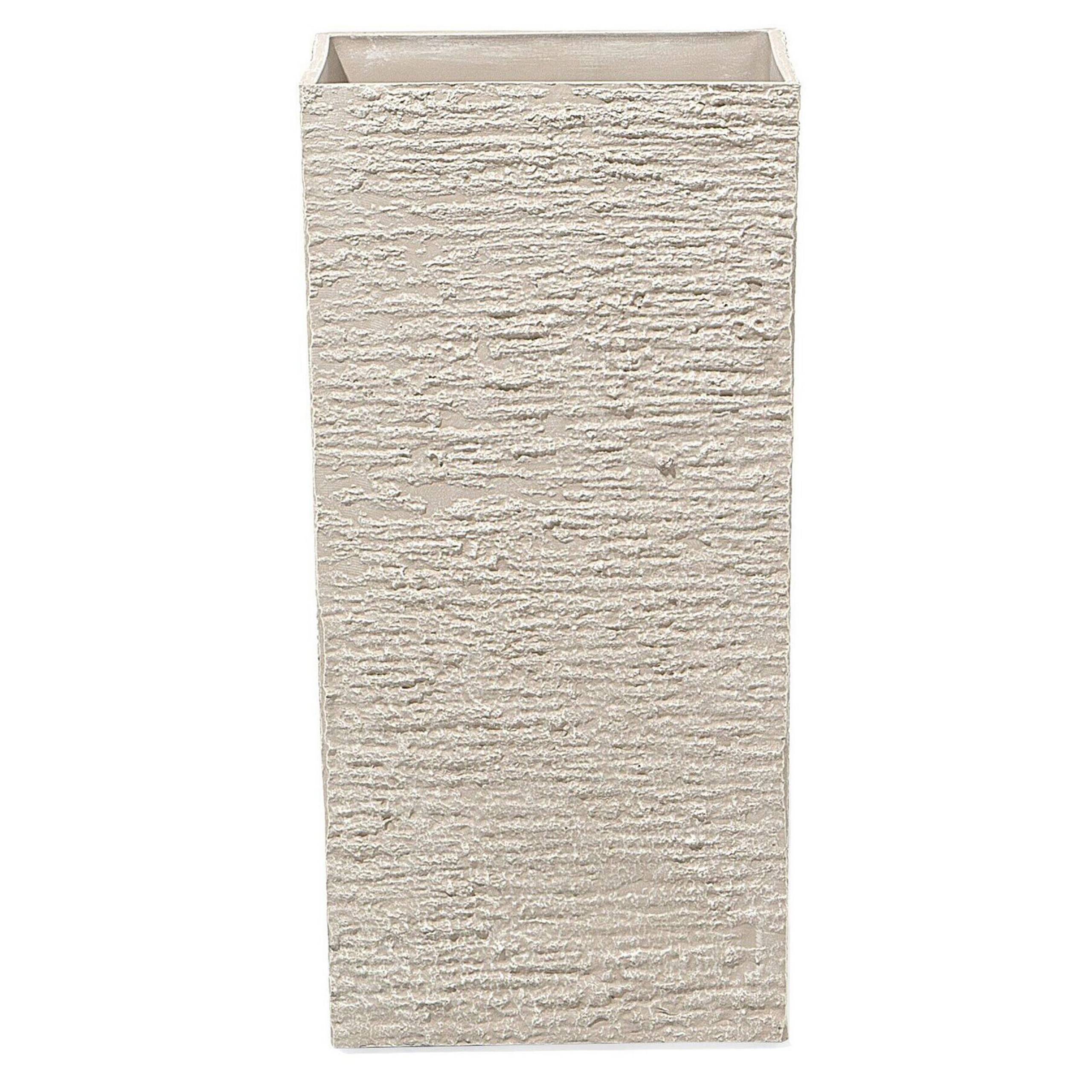 Cache-pot d'extérieur Fibre d'argile Beige TENNO - Beliani