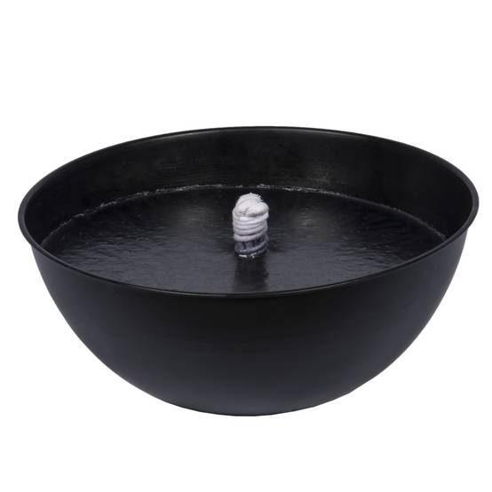 Bougie extérieure à la citronnelle est dans un pot en fer - Brin d'Ombre - Image 1