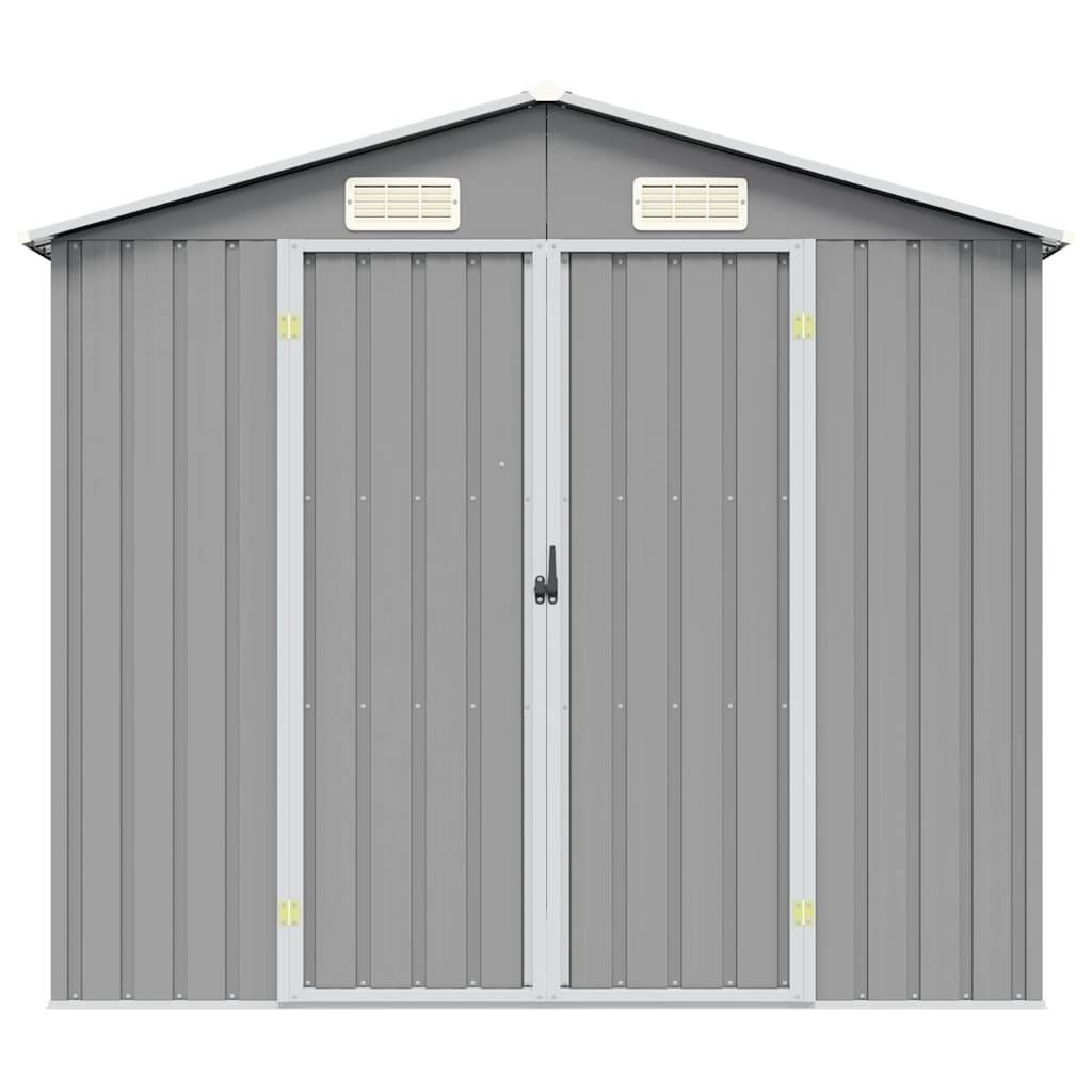 Vidaxl - Abri de jardin Gris 205x129x183 cm Métal galvanisé vidaXL 46298 - Image 5