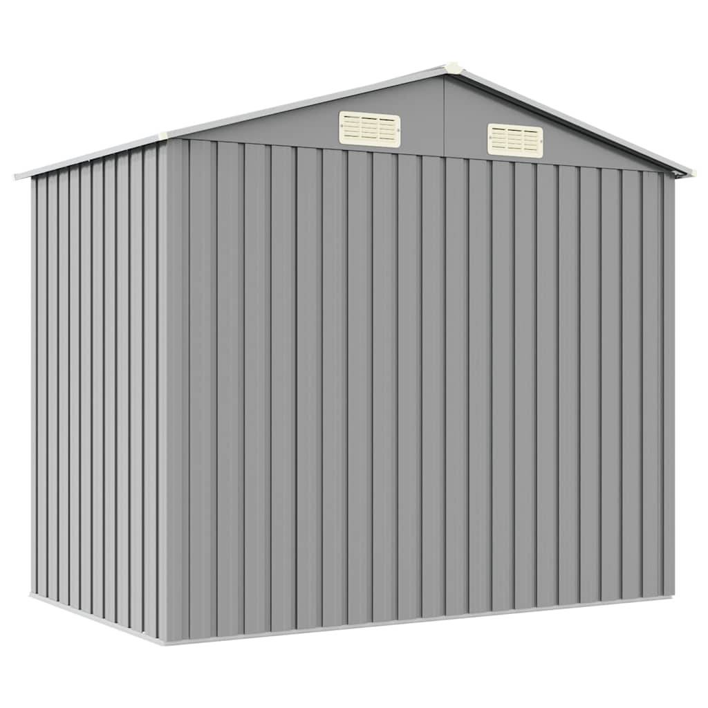 Vidaxl - Abri de jardin Gris 205x129x183 cm Métal galvanisé vidaXL 46298 - Image 7