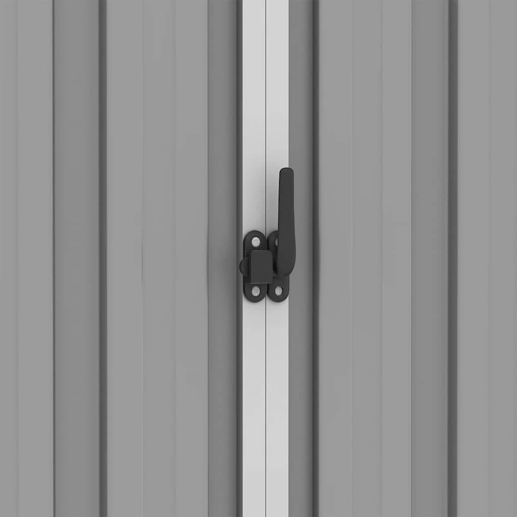 Vidaxl - Abri de jardin Gris 205x129x183 cm Métal galvanisé vidaXL 46298 - Image 4