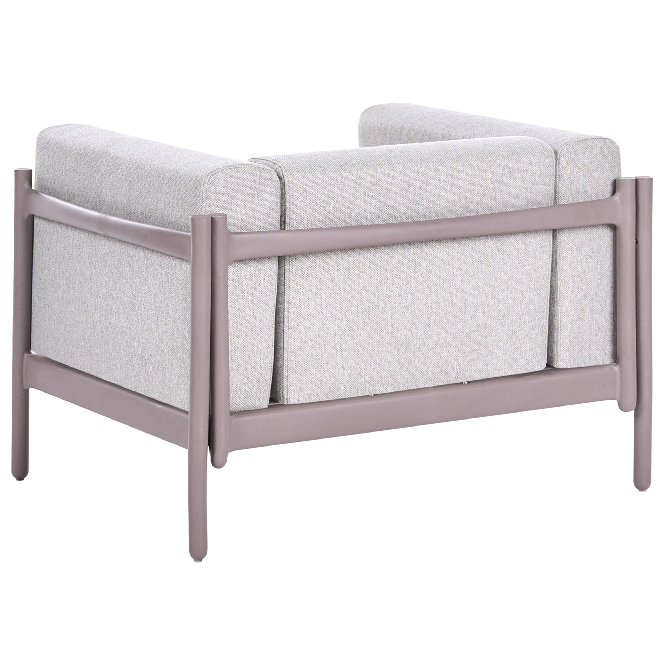 Fauteuil Matière synthétique Taupe FERRETTI - Beliani - Image 5