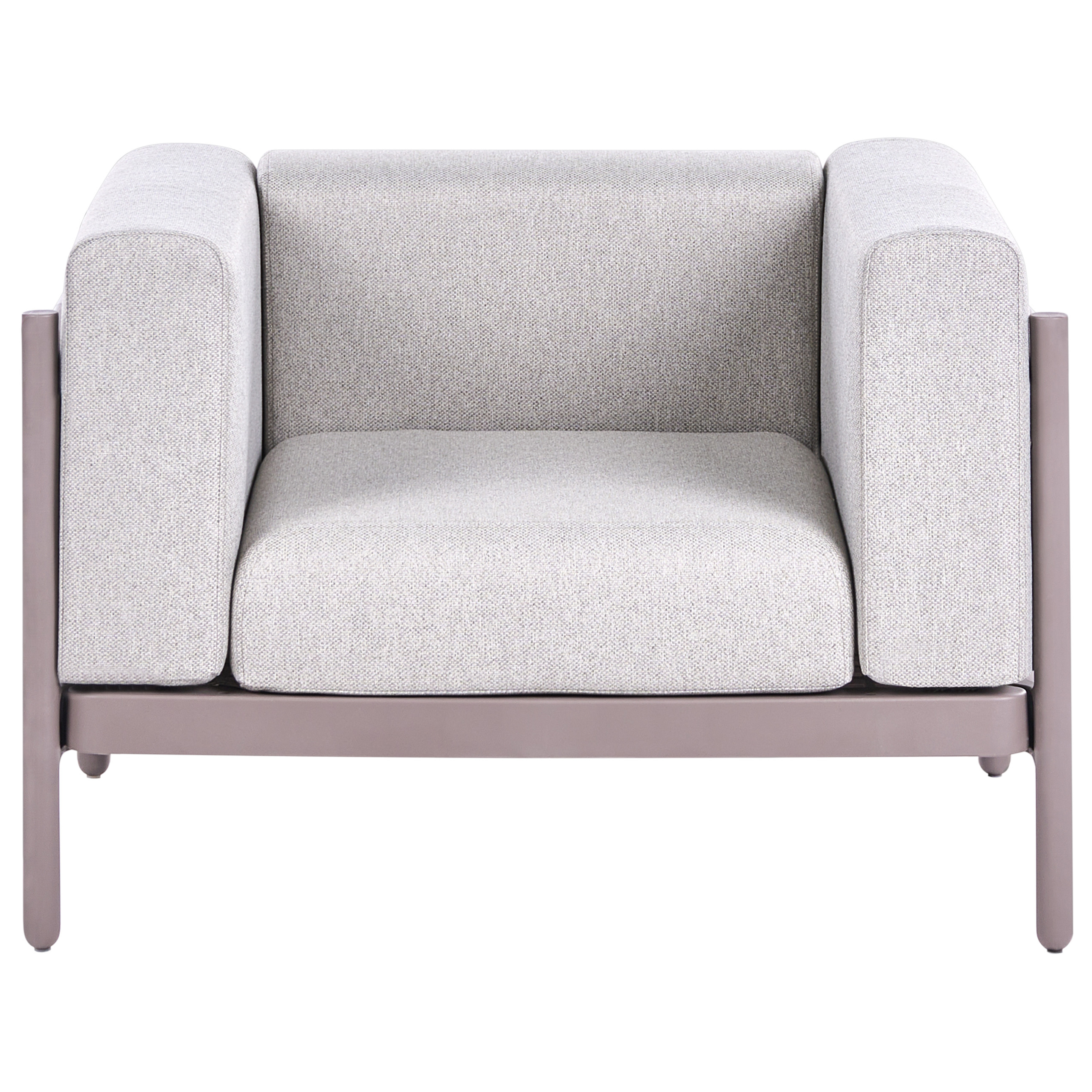 Fauteuil Matière synthétique Taupe FERRETTI - Beliani - Image 4