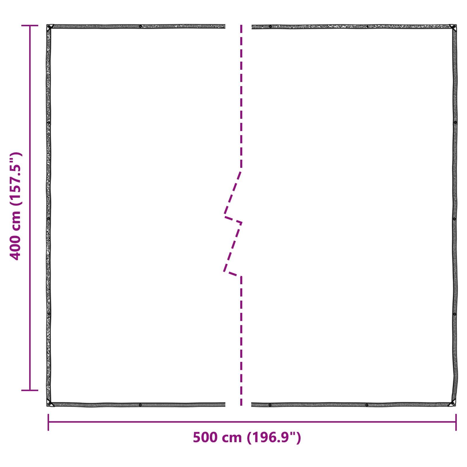 Vidaxl - Couverture pour plantes 4 x 5 m PE Translucide vidaXL 3429315 - Image 3