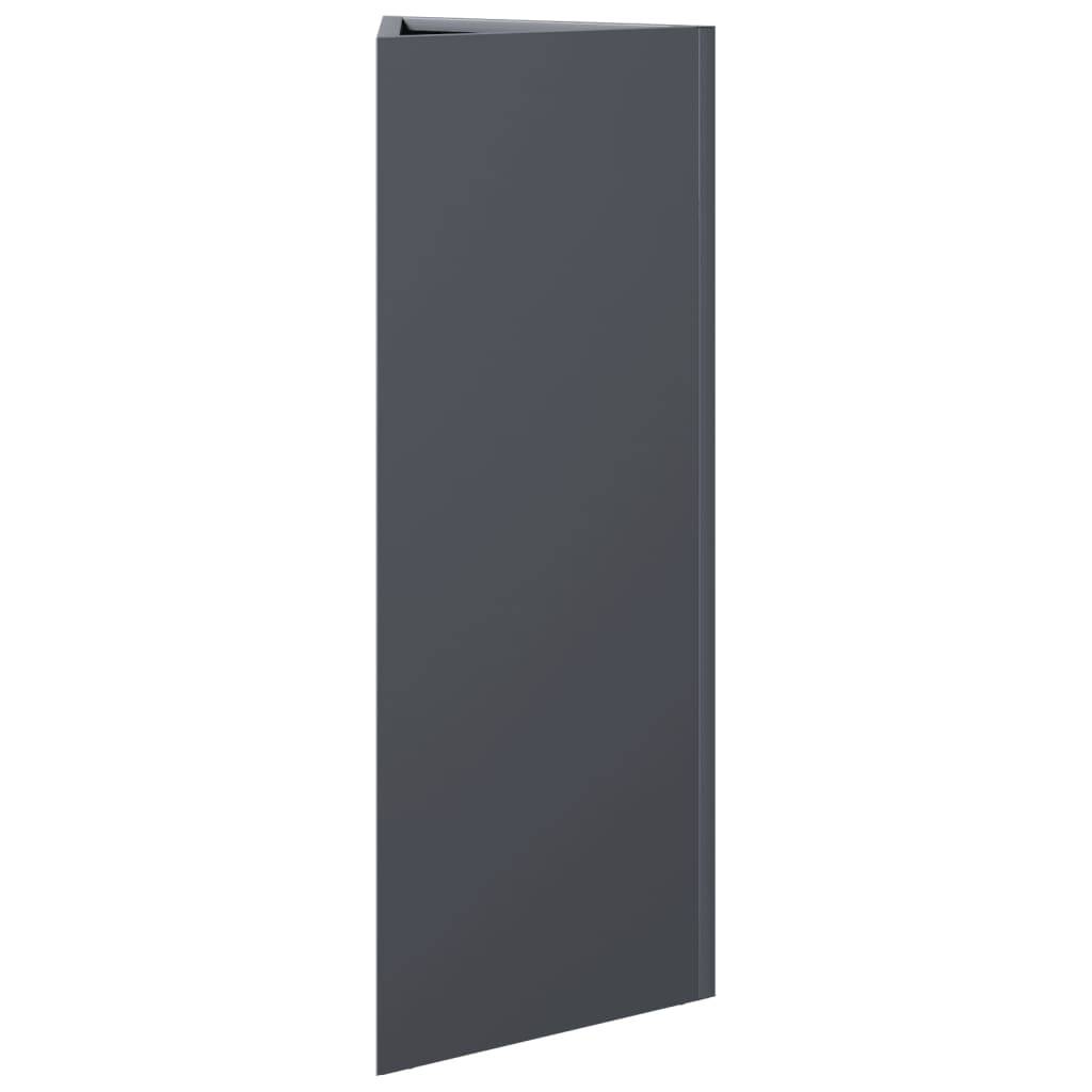 Jardinières acier anthracite 30 x 26 x 75 cm - PANGIVO - Image 6