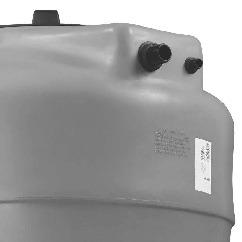 Cuve récupération eau de pluie 500L - Réservoir aérien vertical Gris - Polyéthylène - ELBI CV - Image 4