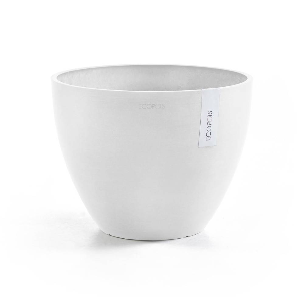Ecopots - Pot Antwerp 50 Pure White ECOPOTS - Image 1