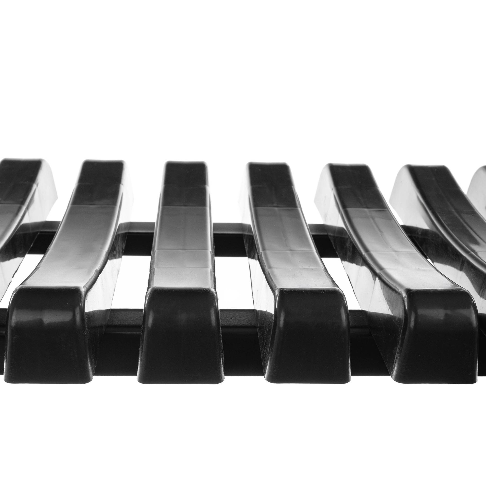 Banc de Jardin Pliable Noir, 77x91cm, Stabilité Extérieure - Image 10