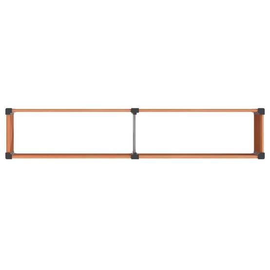 Prolenta Premium - Jardinière aluminium marron 250 x 50 x 54 cm - Prolenta premium p3152.1 - Image 5