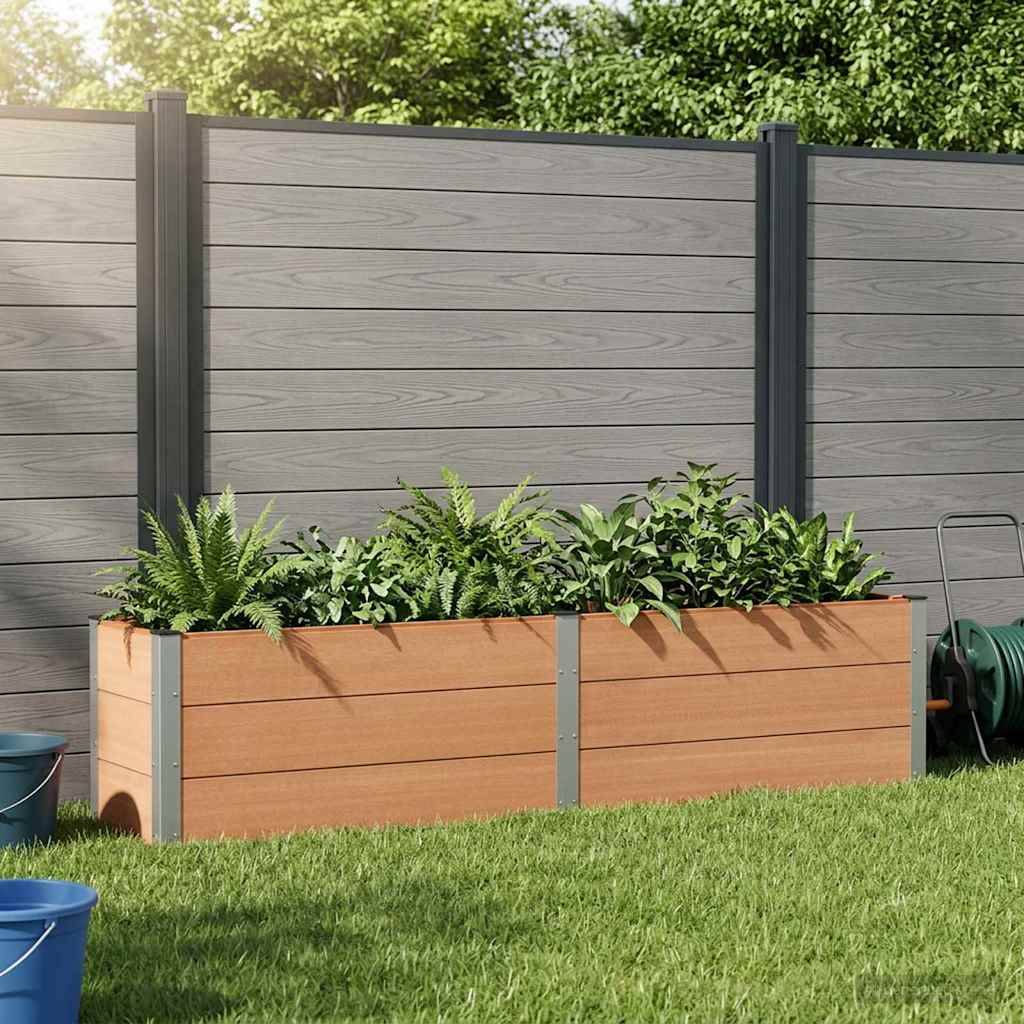 Prolenta Premium - Jardinière aluminium marron 250 x 50 x 54 cm - Prolenta premium p3152.1 - Image 2