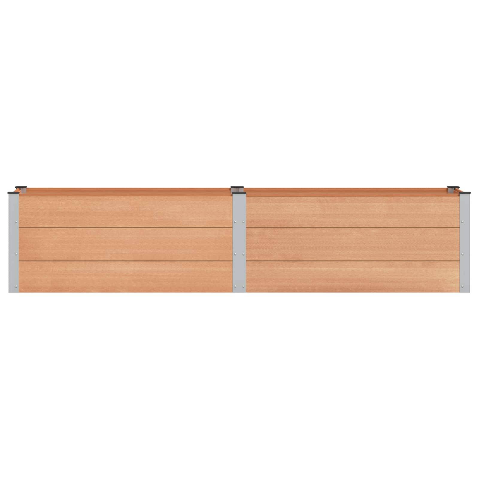 Prolenta Premium - Jardinière aluminium marron  250 x 50 x 54 cm  - Prolenta premium p3152.1 - Image 3