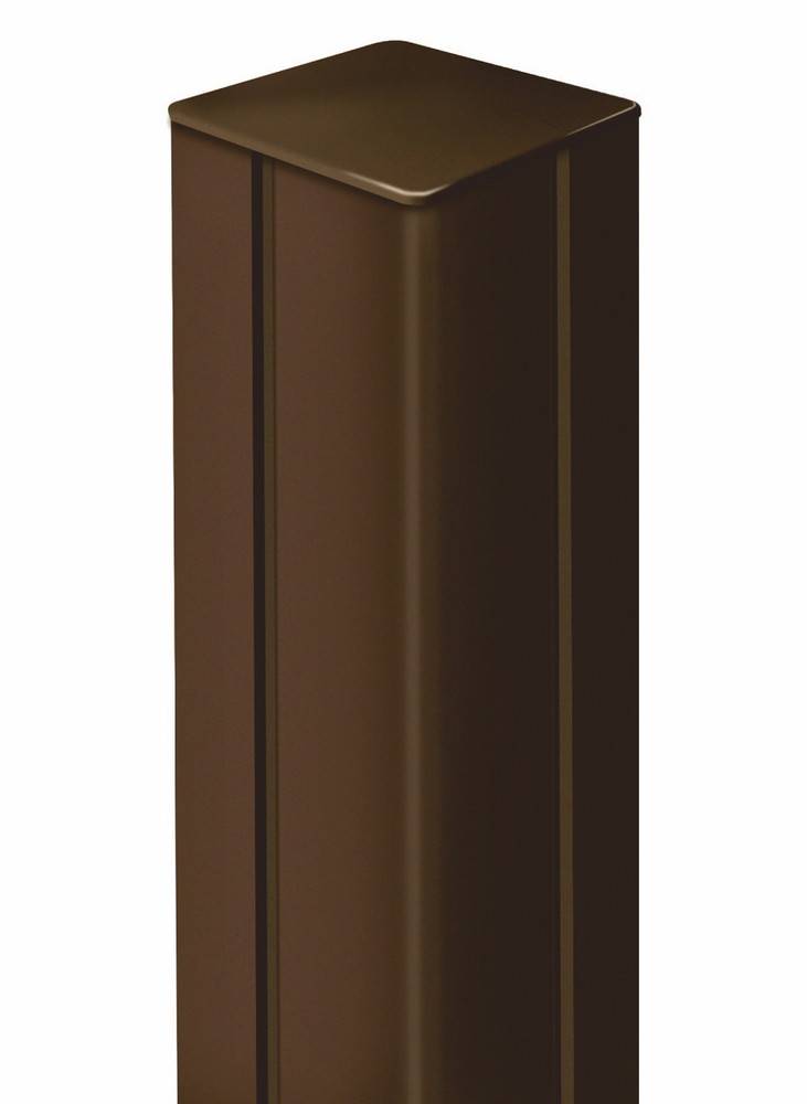 Nortène - Poteau ALUPOST pour panneaux décoratifs - 2,15 m - aluminium - Rouille Nortene