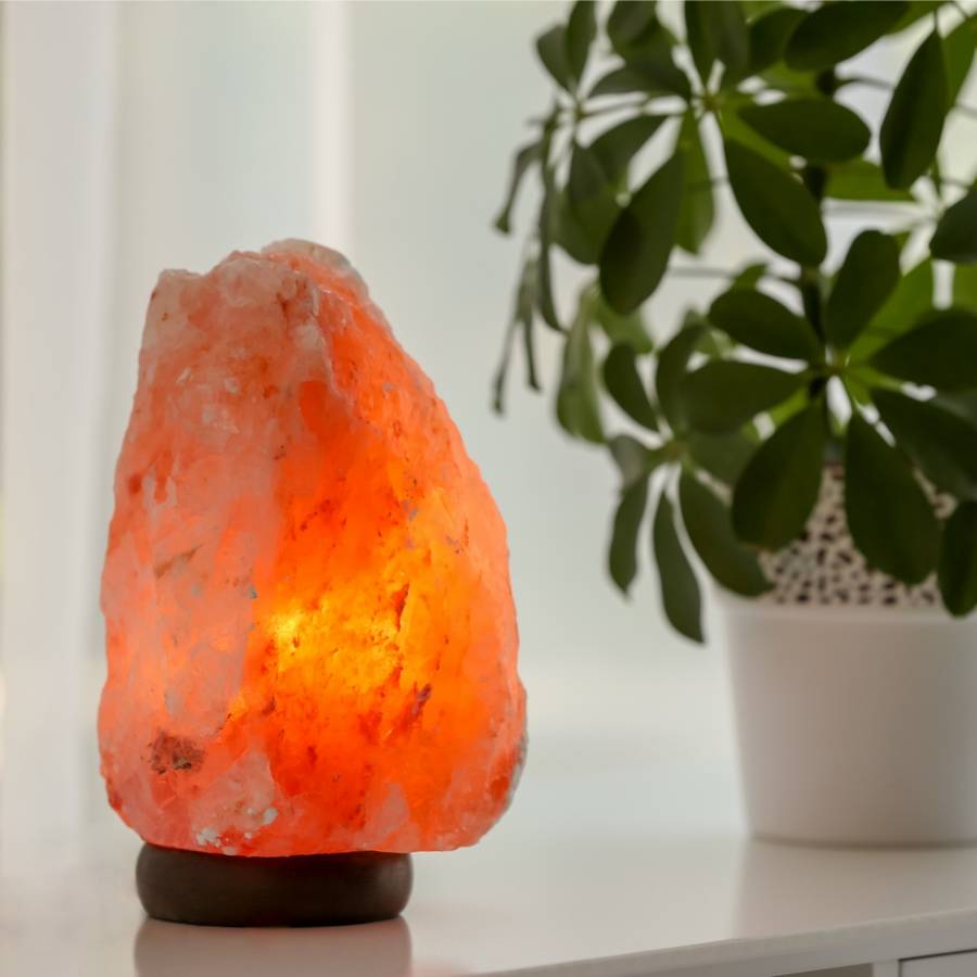 Zen Light - Lampe USB en Sel d'Himalaya Rock - Matériau 100% Authentique et Naturel - Sculpté à la Main– Câble USB fourni- Zen'Light - Image 2