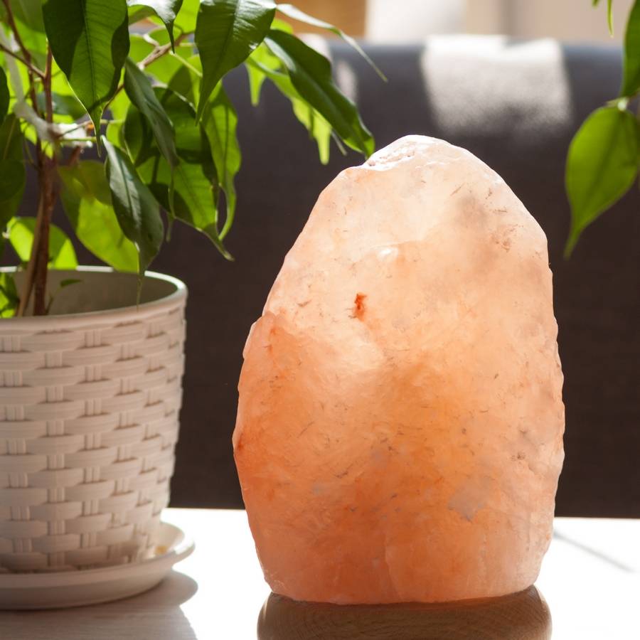 Zen Light - Lampe USB en Sel d'Himalaya Rock - Matériau 100% Authentique et Naturel - Sculpté à la Main– Câble USB fourni- Zen'Light - Image 1