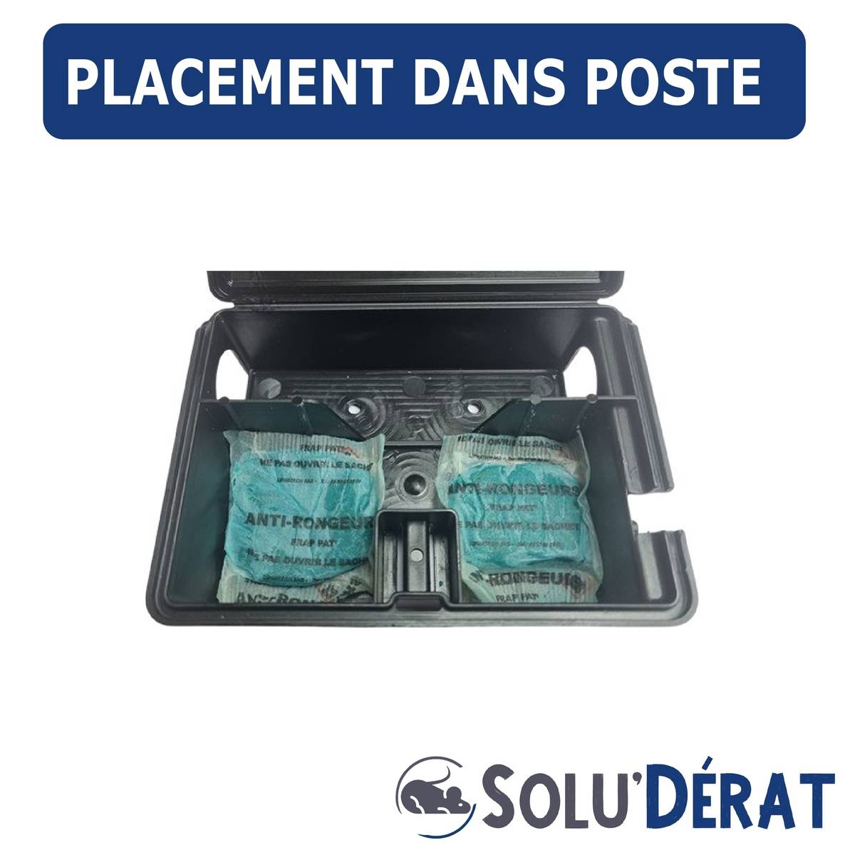 Tout pour les nuisibles - SOLU’DÉRAT Appâts Pâtes Fraîches Rats & Souris – Sachet 150 g / 15 pâtes – Rodenticide au Diféthialone 0,0025 % - Image 3