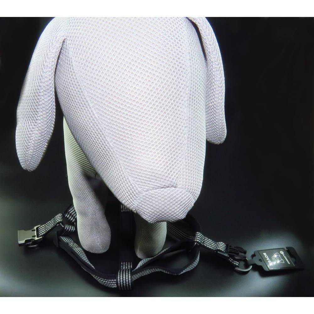Flamingo - Harnais Jannu noir taille M 35-60 cm 20 mm  pour chien - Image 2