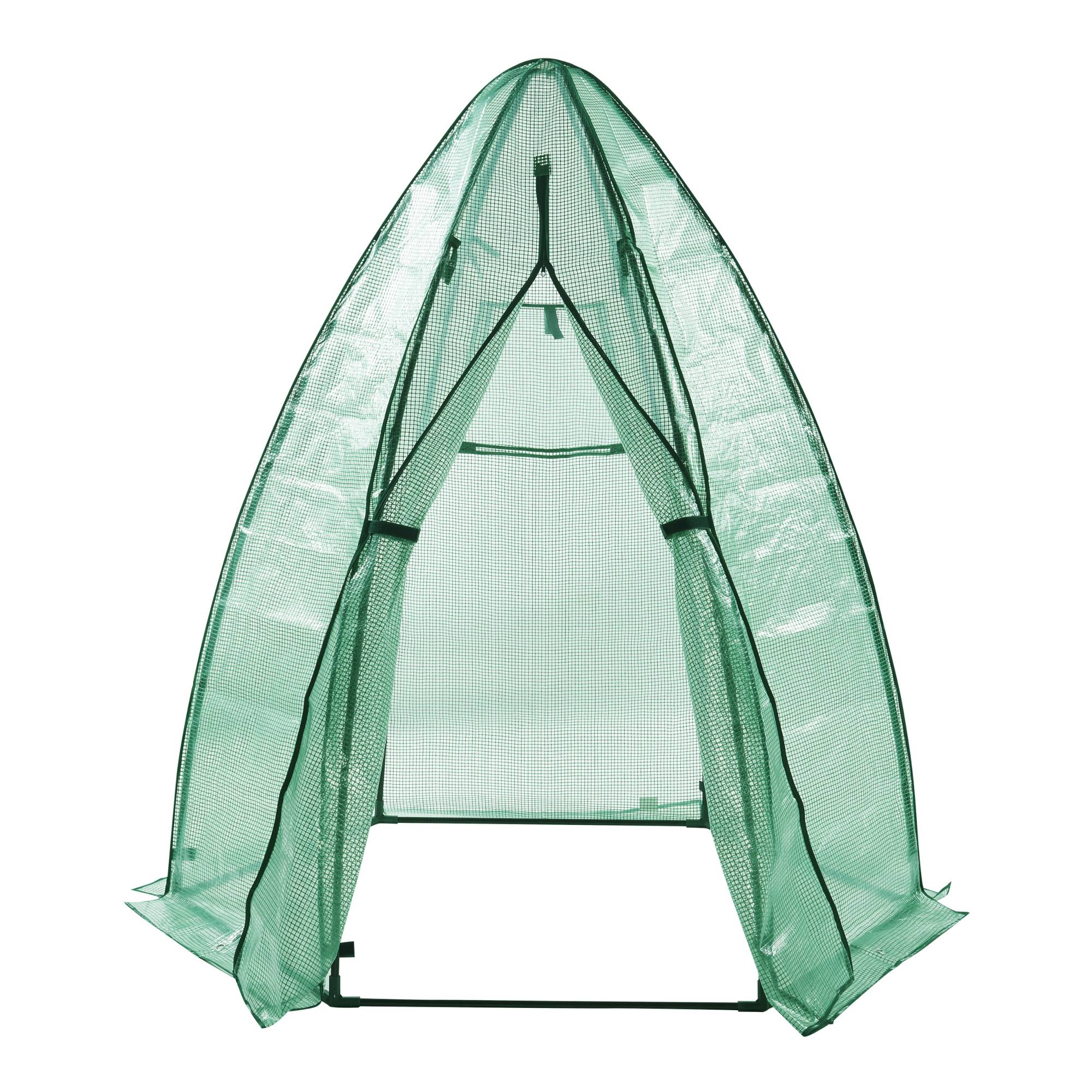 Serre de jardin Hunze 183 x 160 cm vert [en.casa] - Image 5