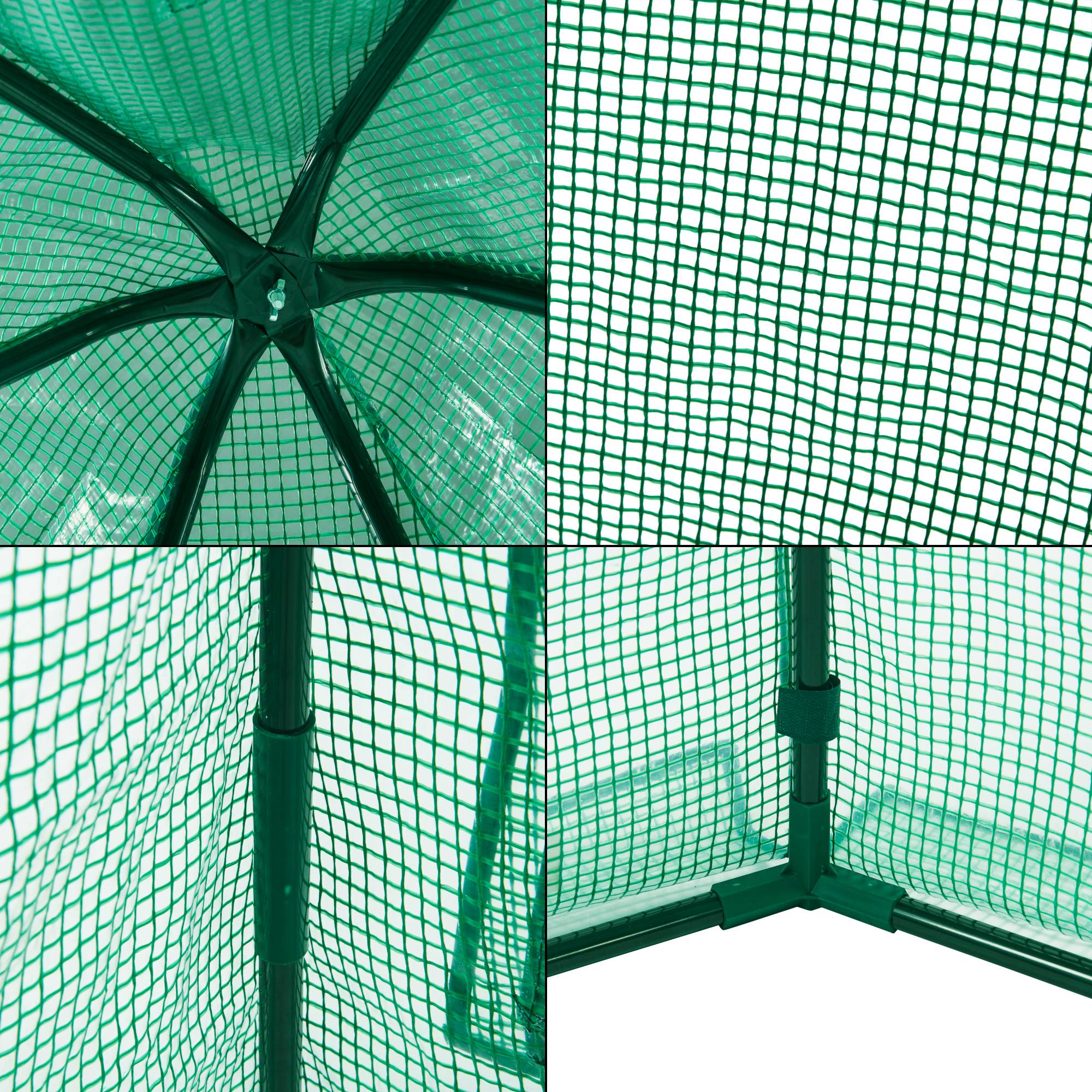 Serre de jardin Hunze 183 x 160 cm vert [en.casa] - Image 6