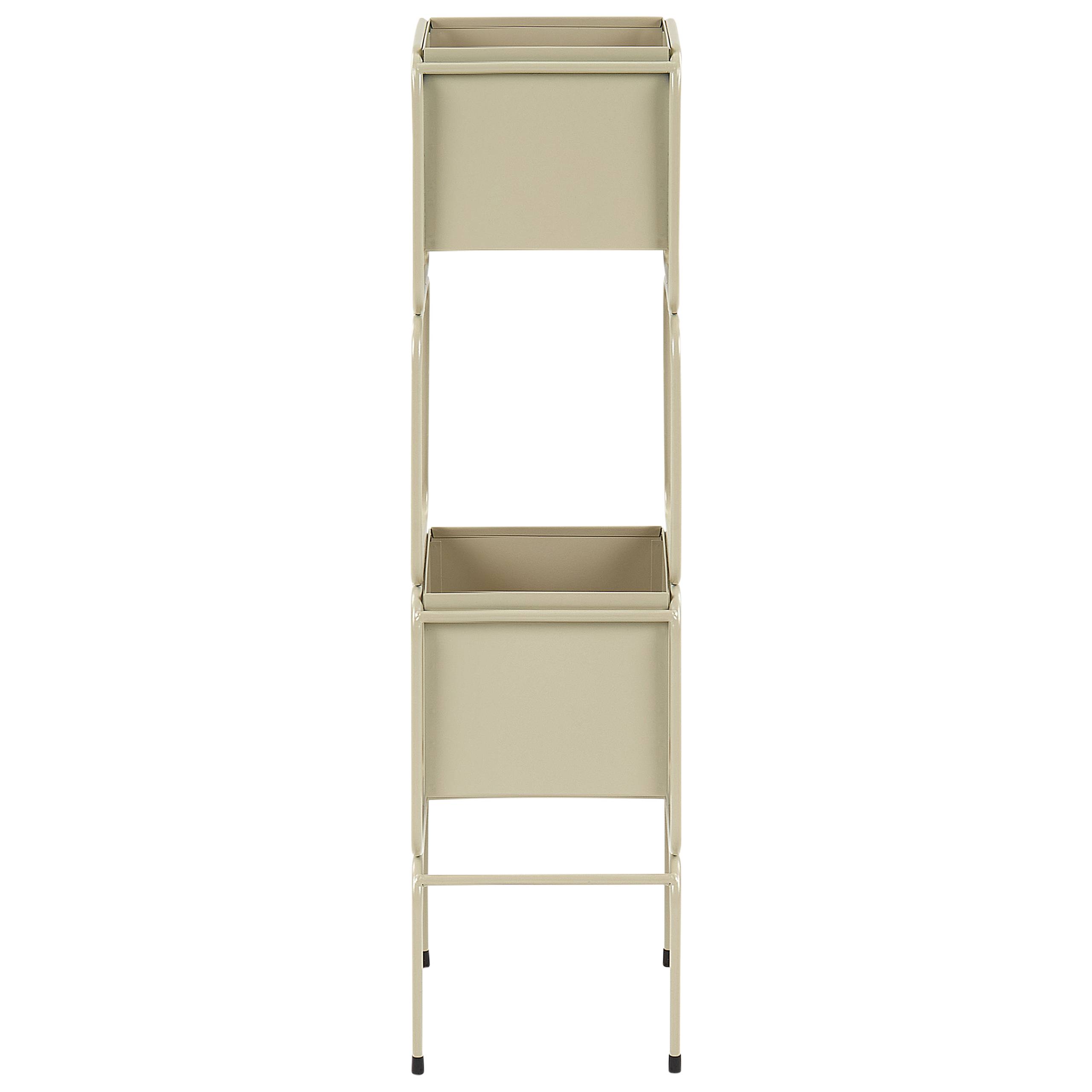 Beliani - Cache-pot d'intérieur Métal Beige COTINUS - Beliani - Image 2