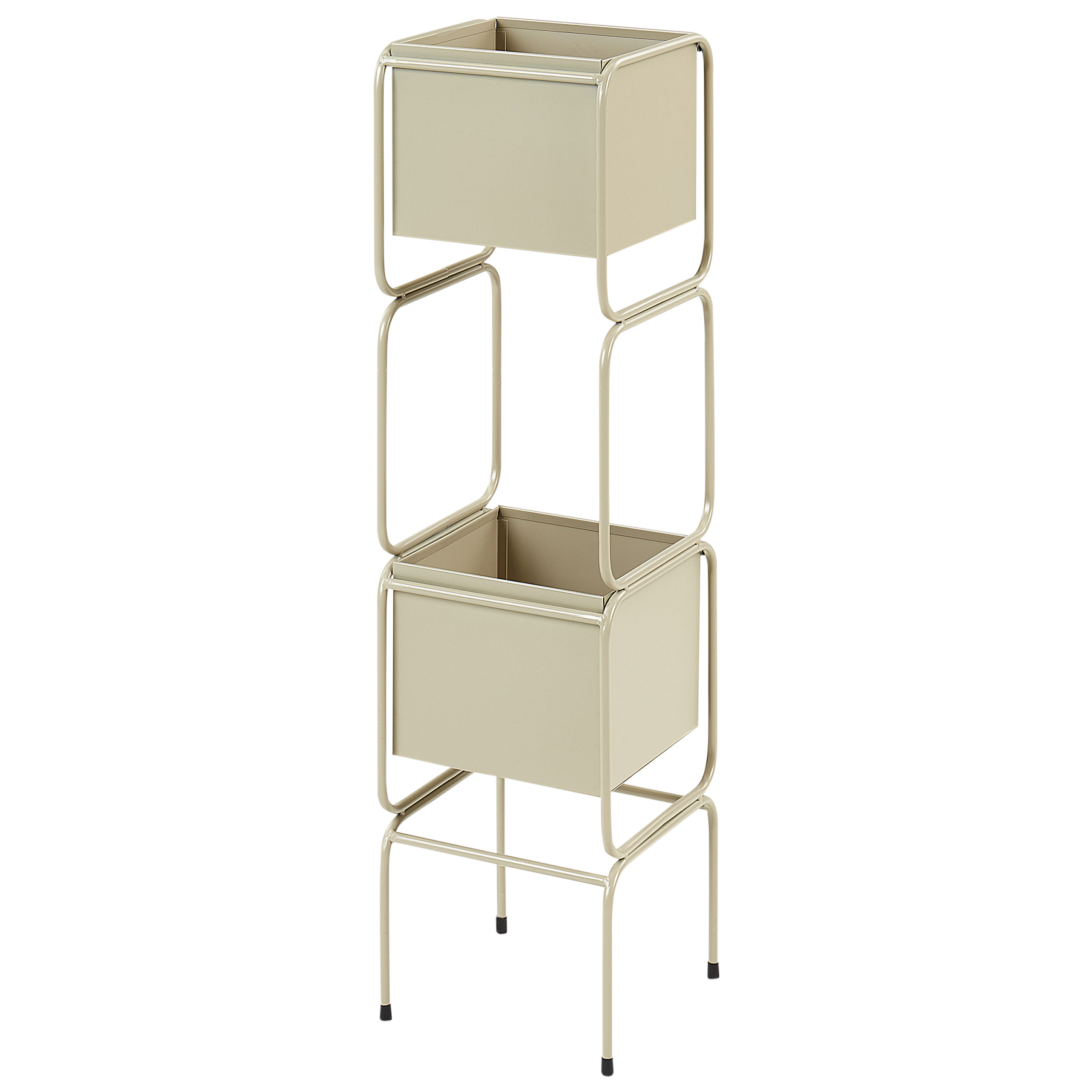 Cache-pot d'intérieur Métal Beige COTINUS - Beliani