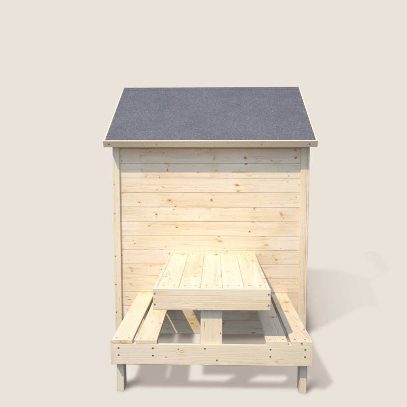 Soulet - Cabane en bois avec table pique-nique TIANA - Image 7
