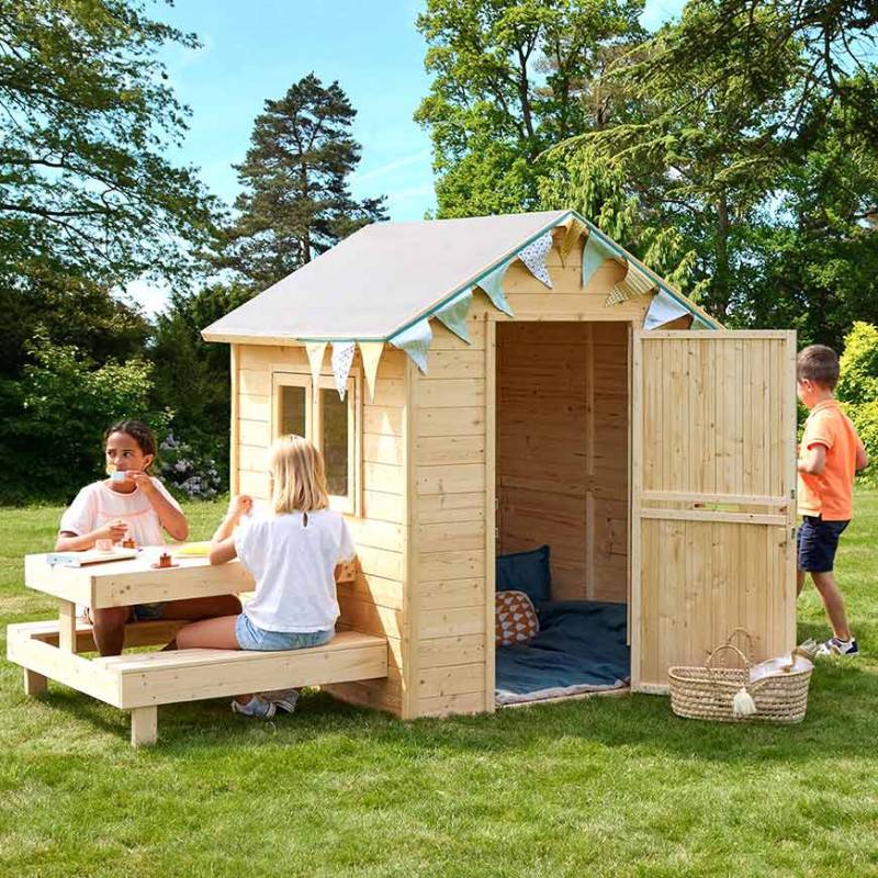Soulet - Cabane en bois avec table pique-nique TIANA - Image 2