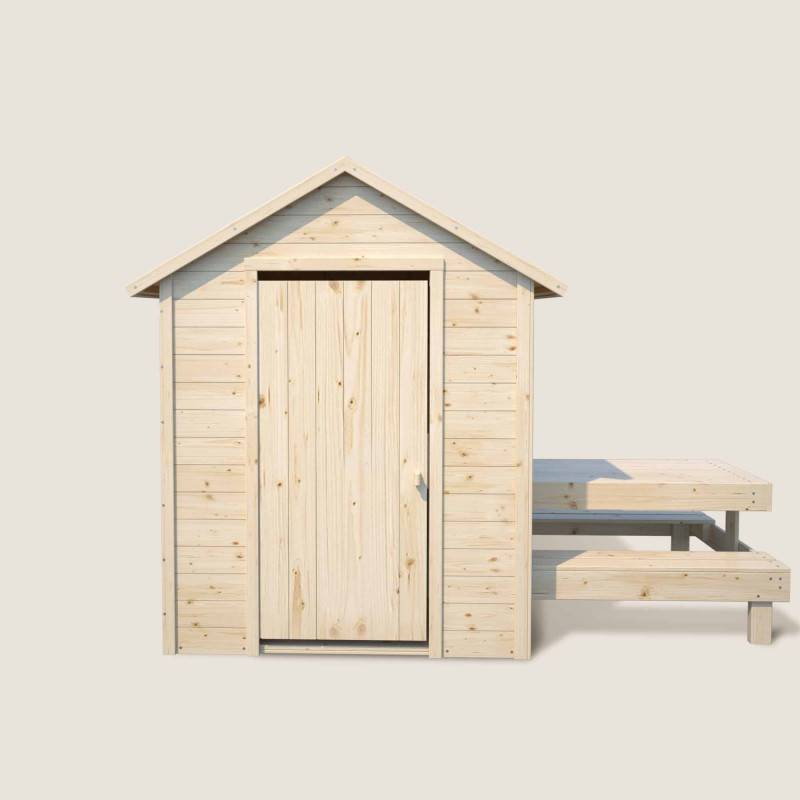 Soulet - Cabane en bois avec table pique-nique TIANA - Image 4