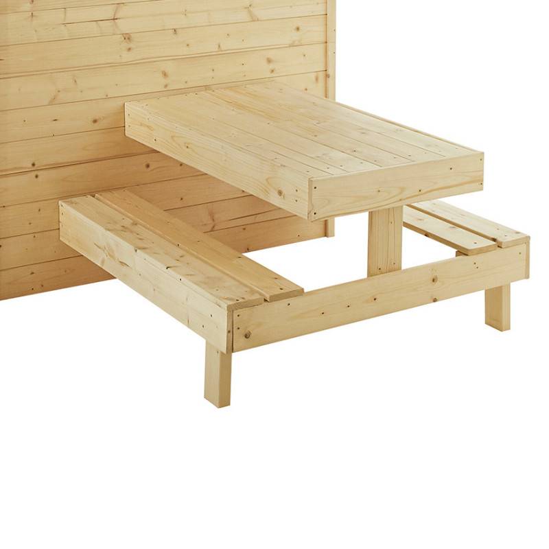 Soulet - Cabane en bois avec table pique-nique TIANA - Image 5