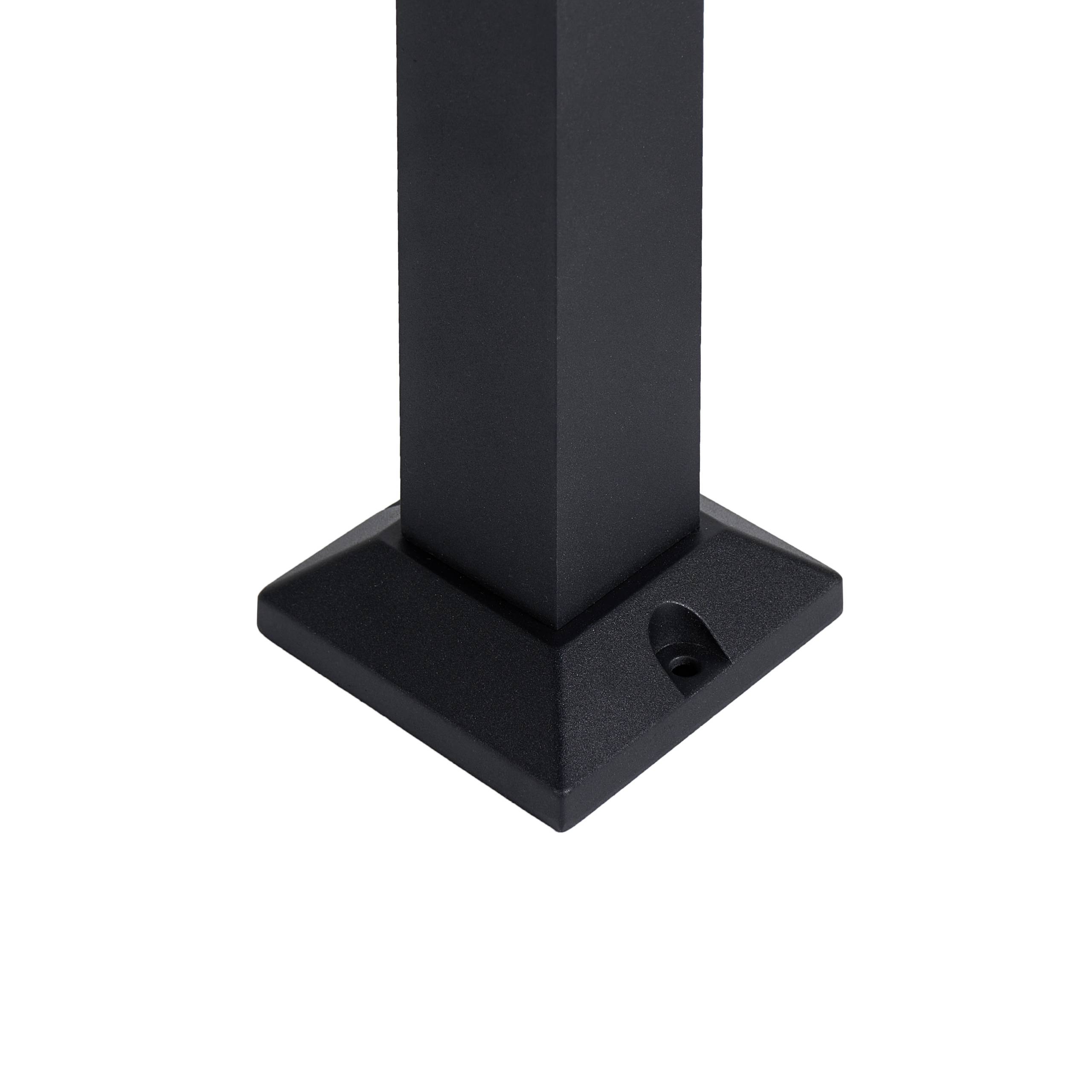 Beliani - Borne Lumineuse Aluminium Noir TORDERA - Beliani - Image 7
