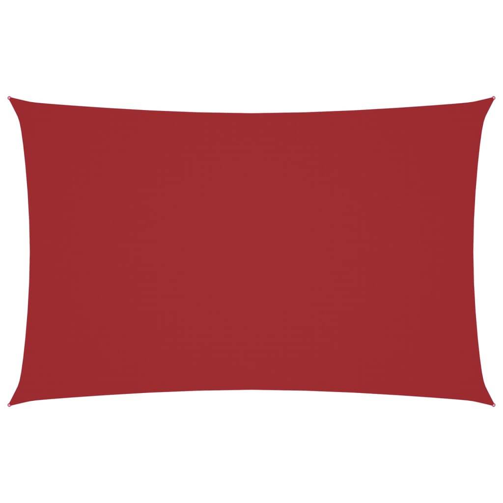 Voile parasol tissu oxford rouge 2 x 4,5 x 0 cm - PANGIVO - Image 1