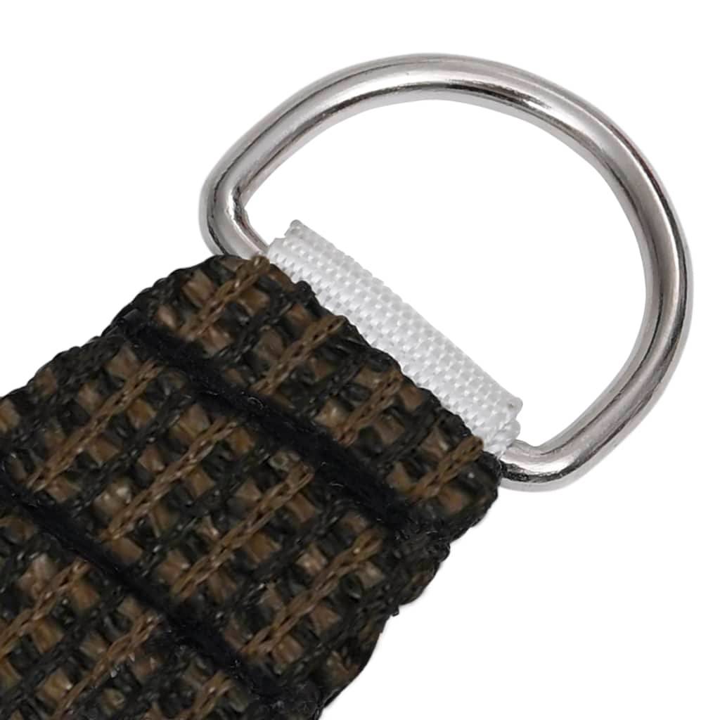 Helloshop26 - Voile toile d'ombrage parasol 160 g/m² PEHD 3 x 3 x 3 m marron - Image 3