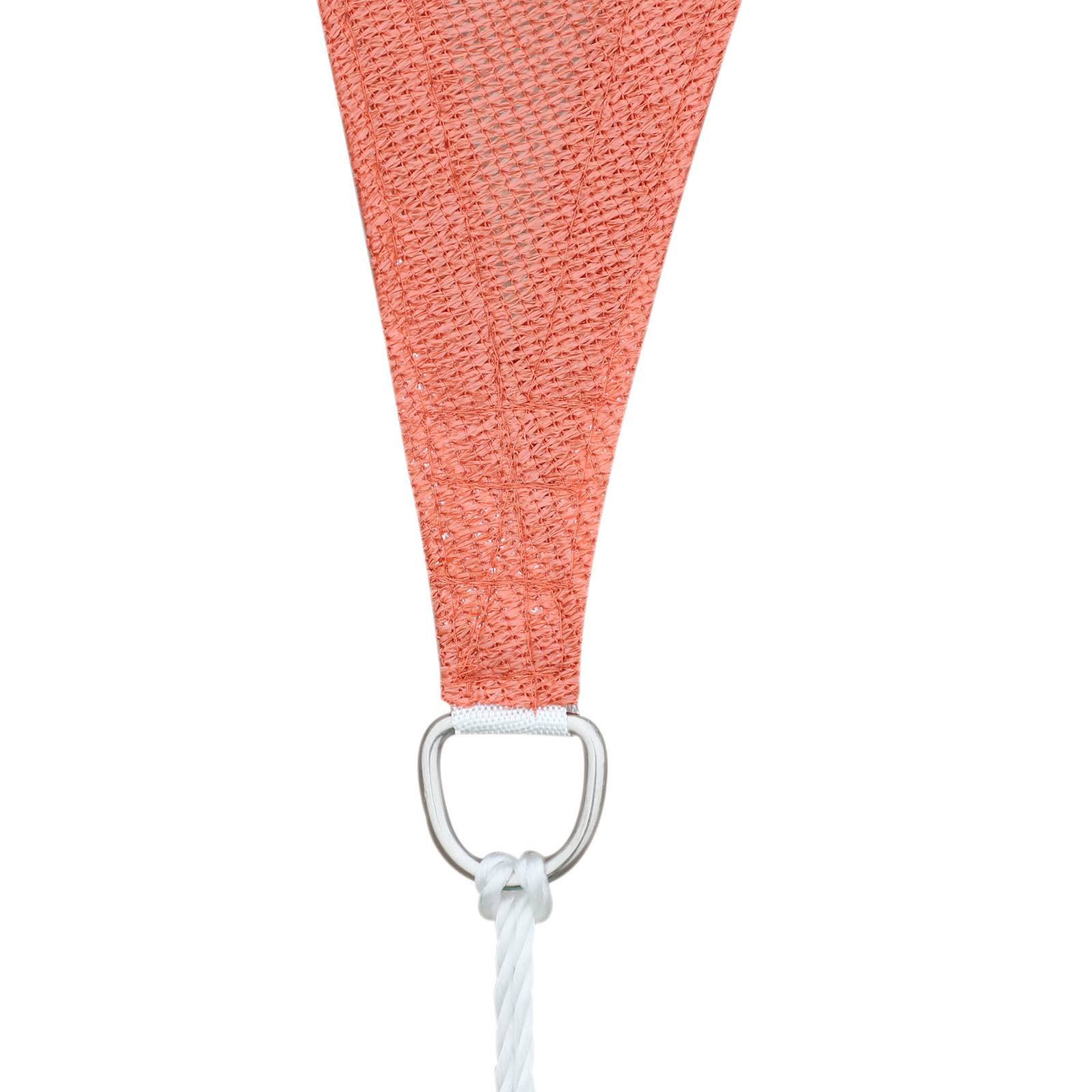 Voile d'ombrage Voile solaire - Triangulaire 3 x 3 x 3 m HDPE résistant aux UV rouge rouille fr233 - Image 2