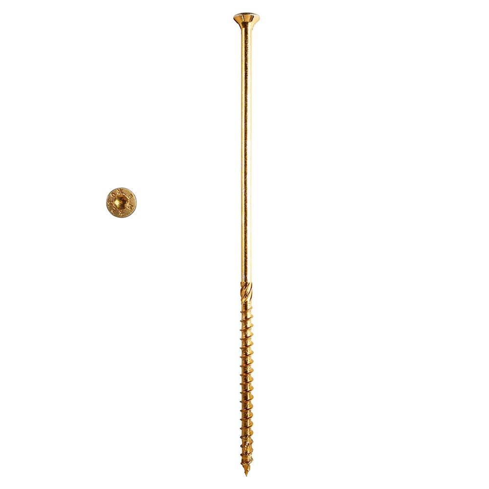 Decklinea - Vis zinguées TORX T30 8x260mm (25pcs) + foret 6x240m - Image 2