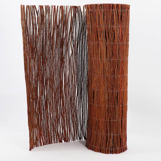 Clôture en osier Aquagart 50m x 90cm I Brise-vue en osier I Brise-vue naturel pour jardins, balcons et terrasses - Image 3