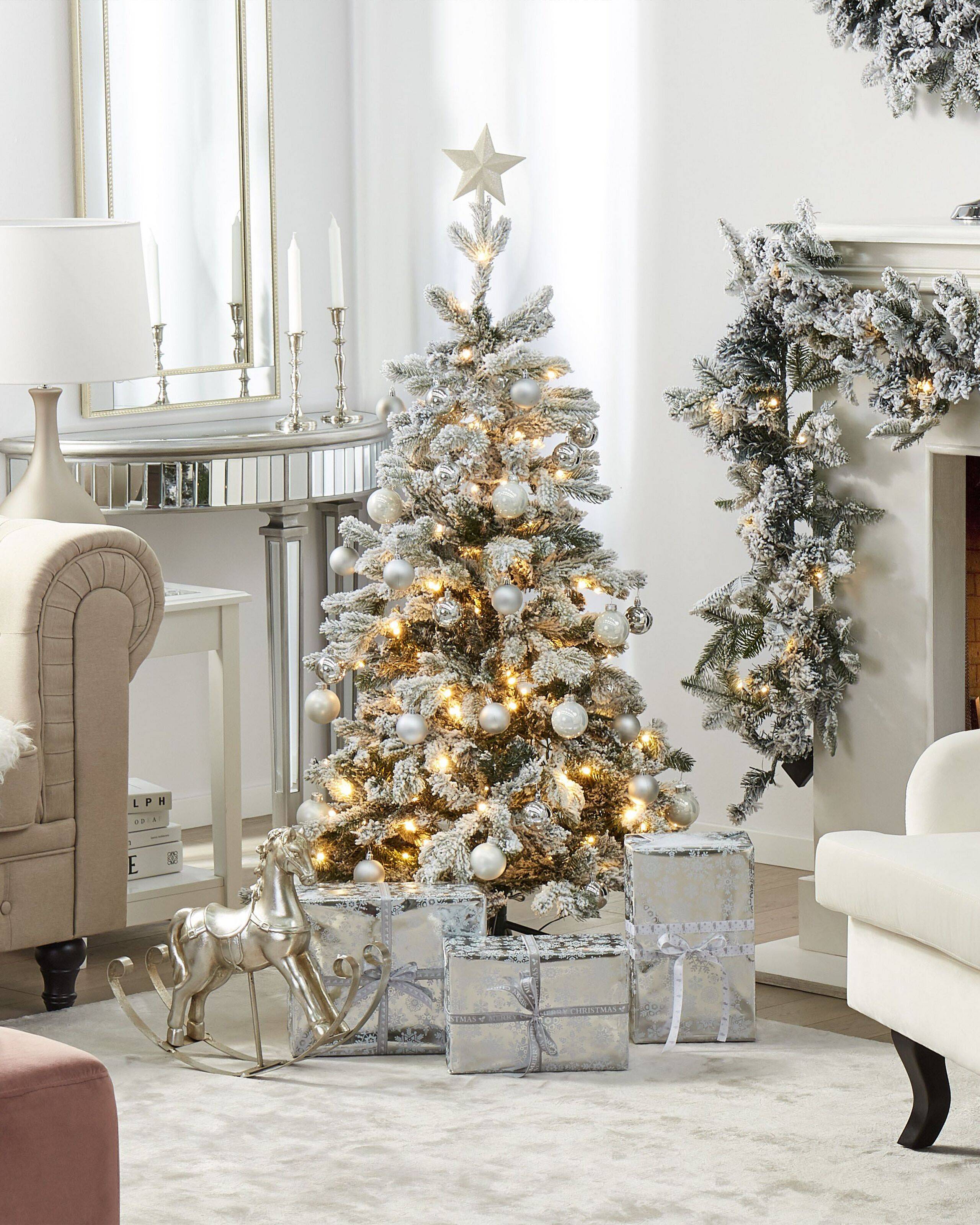 Beliani - Sapin de Noël PVC Vert TATLOW - 86x86x120- Beliani - Image 1