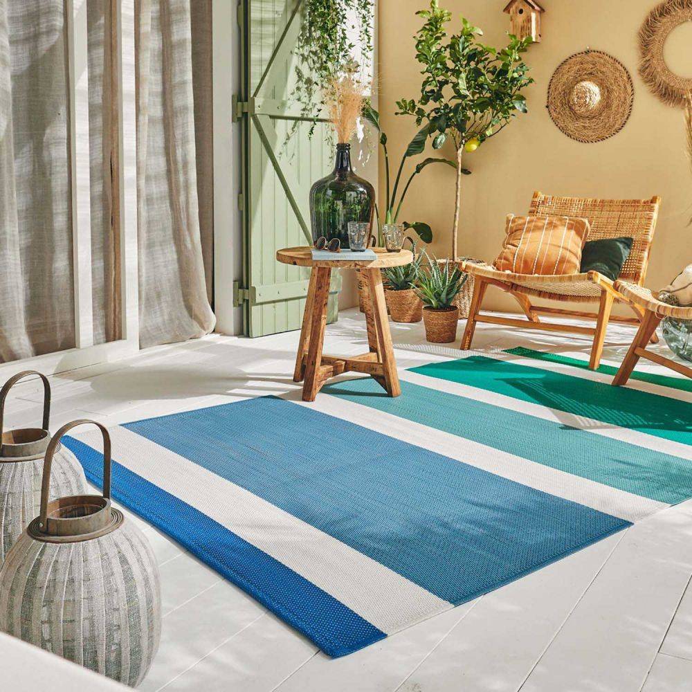 Jardindeco - Tapis extérieur en polypropylène Spargi 1744 vert 180 x 280 cm - Image 2