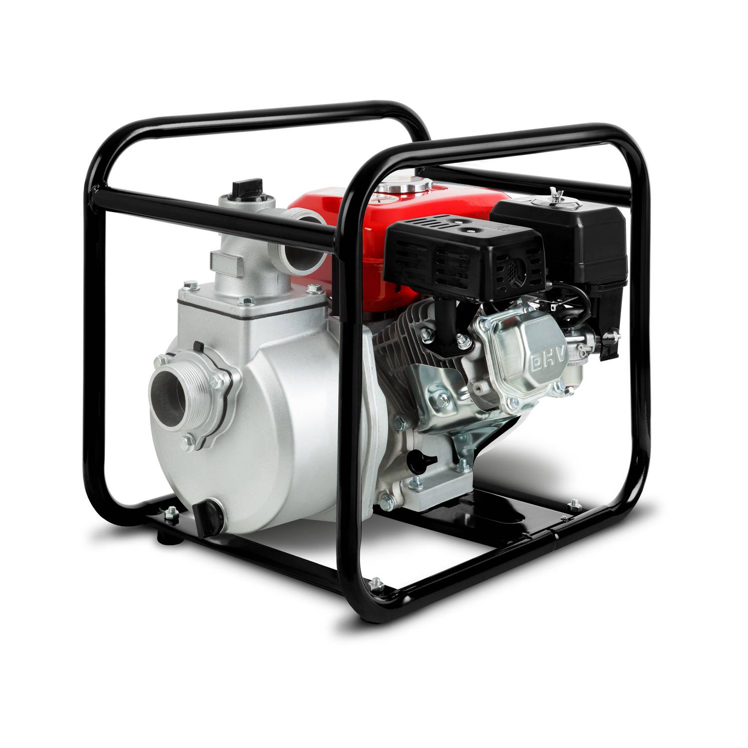 EBERTH - EBERTH Pompe a Eau Pompe de Jardin a Essence, Moteur 5,5 CV, 4 Temps, Débit 30.000l/h, Raccord 2 Pouce, Hauteur d'Aspiration 7m - Image 2