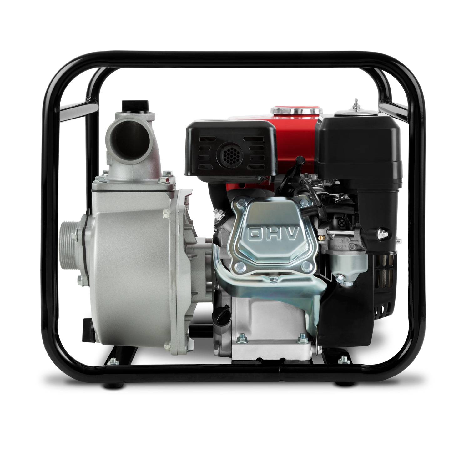 EBERTH - EBERTH Pompe a Eau Pompe de Jardin a Essence, Moteur 5,5 CV, 4 Temps, Débit 30.000l/h, Raccord 2 Pouce, Hauteur d'Aspiration 7m - Image 3