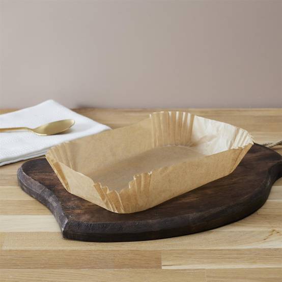 Cook Concept - Lot de 50 Feuilles de Papier Cuisson "Friteuse à Air" 20cm Marron - Image 3