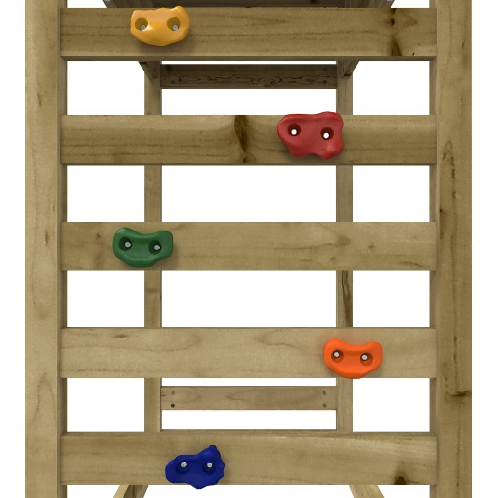 Aire de jeux d'extérieur - Jeu Plein air enfant bois de pin imprégné-JU1541 - Image 10