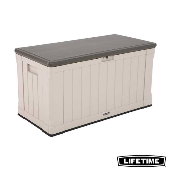 Lifetime - Coffre de rangement d'exterieur résine verrouillable 439L LIFETIME #60186 - Image 1