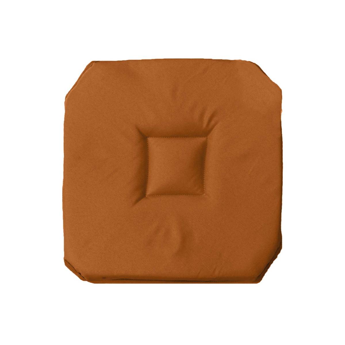 Paris Prix - Galette de Chaise "Essentiel" 40x40cm Camel - Image 2