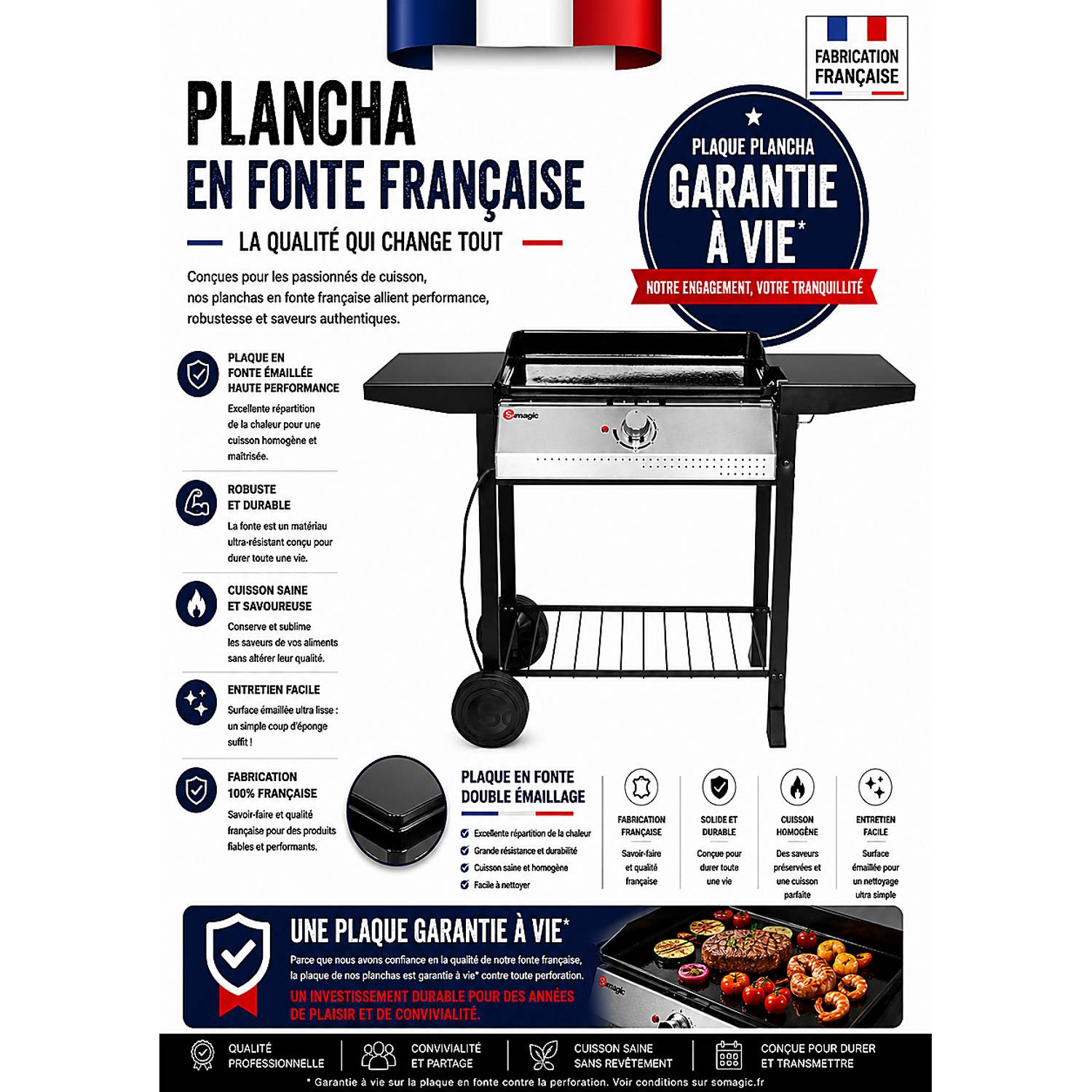 Somagic - Plancha électrique CAPBRETON - SOMAGIC - Image 3