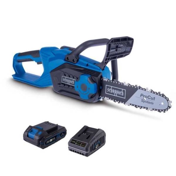Scheppach - Tronçonneuse sans fil SCHEPPACH - C-CS254-X SET S - Coupe 25,4 cm - Batterie 20V IXES 2Ah + chargeur - Image 1